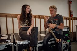 Casandra Cross & George Lynch - Click For Larger Image